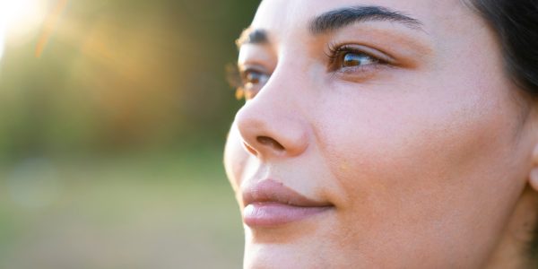 Woman with clear vision after LASIK in the Bay Area