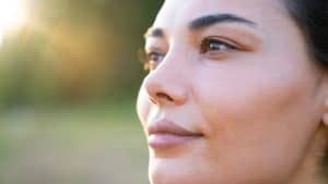 Woman with clear vision after PRK in San Jose, CA
